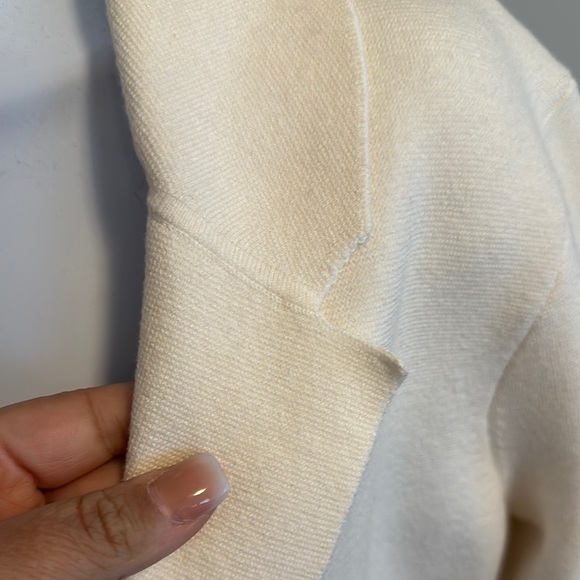 Jcrew Elegant Cream Women's Sweater Blazer NWOT - Picture 2 of 4